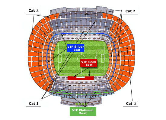FC Barcelona Football Tickets Seating Chart
